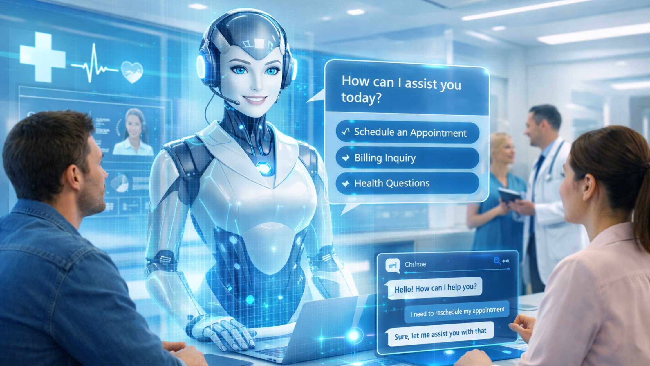 AI in Healthcare: Boost Practice Revenue with AI Receptionists & Chatbots